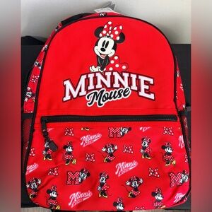 Minnie Mouse Backpack - Red